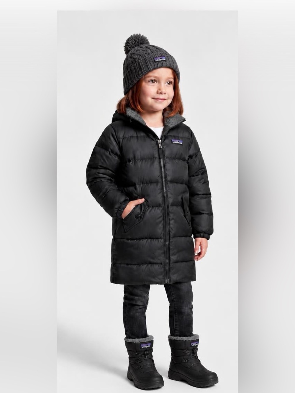 Patagonia Kids Black Puffer Jacket